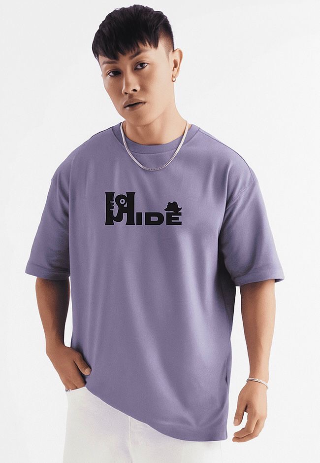 LAVENDER OVERSIZED T-SHIRT