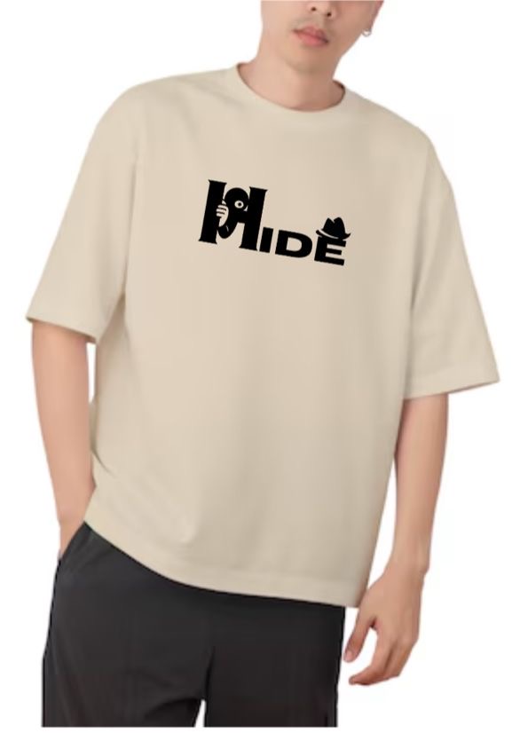 BEIGE OVERSIZED T-SHIRT